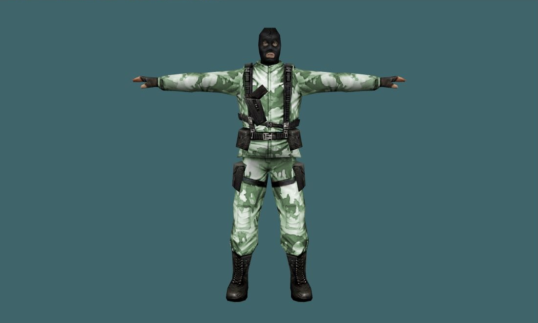 Green T Pack — arctic — Human Model — photo 1