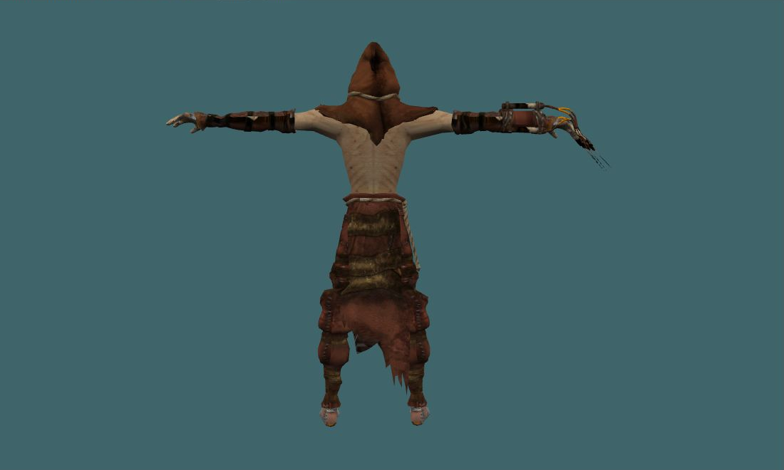 OGRE - Zombie - back - GoldSrc Studio preview