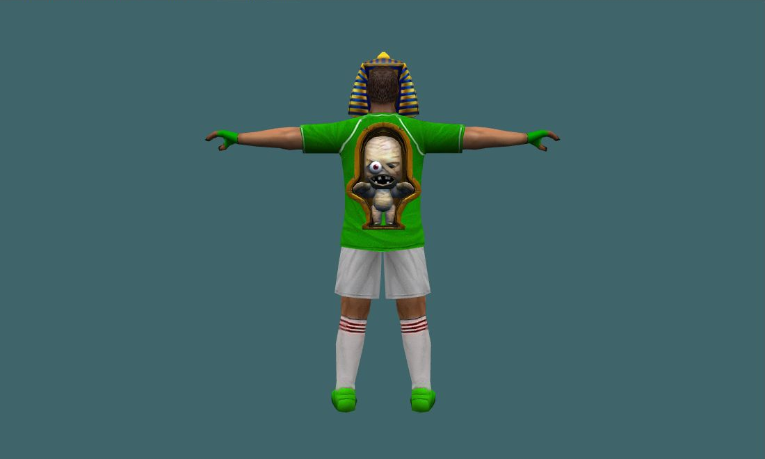 Tutankhamun VIP - Human Model - back - GoldSrc Studio preview