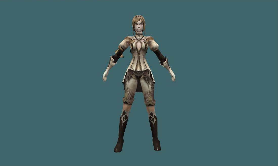 Lorena - Human Model - front - GoldSrc Studio preview