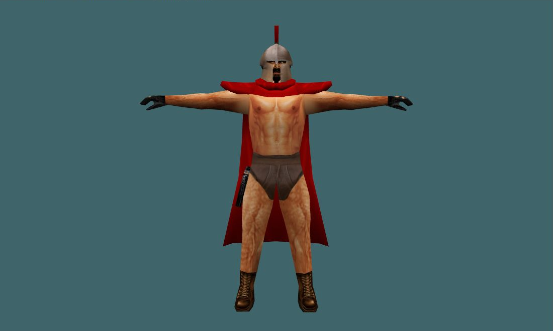 Leonid - Human Model - front - GoldSrc Studio preview