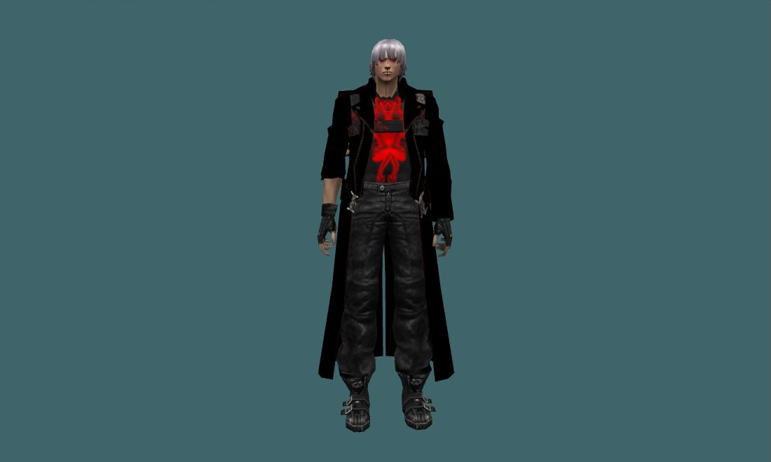 Dante (Remake) - Human Model - front - GoldSrc Studio preview