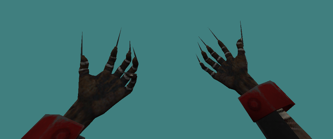 Zombie Knife #253 - clean zombie hands/claws viewmodel preview
