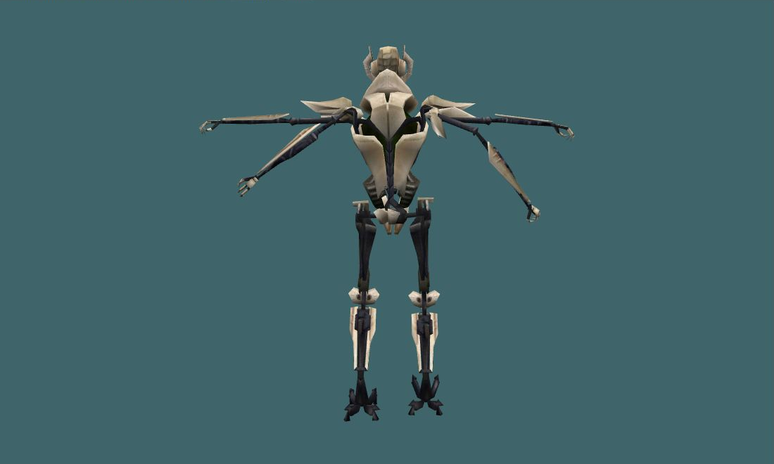 General Grievous - Human Model - back - GoldSrc Studio preview