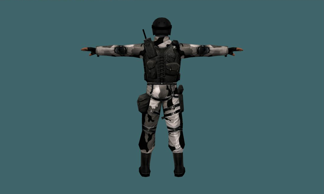 Winter Camo Counter-Terrorists — urban — Human Model — photo 2