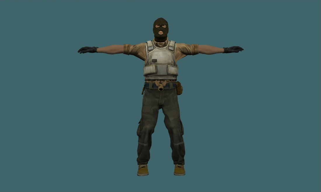leet — leet — Human Model - front - GoldSrc Studio preview
