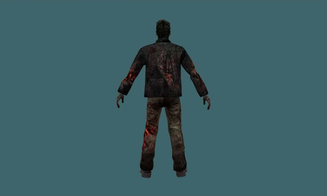 PANIC - Zombie - back - GoldSrc Studio preview