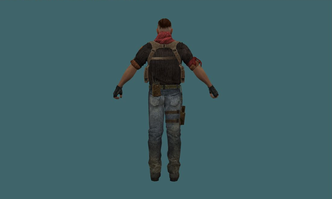 leet_muhlik — leet_muhlik — Human Model - back - GoldSrc Studio preview