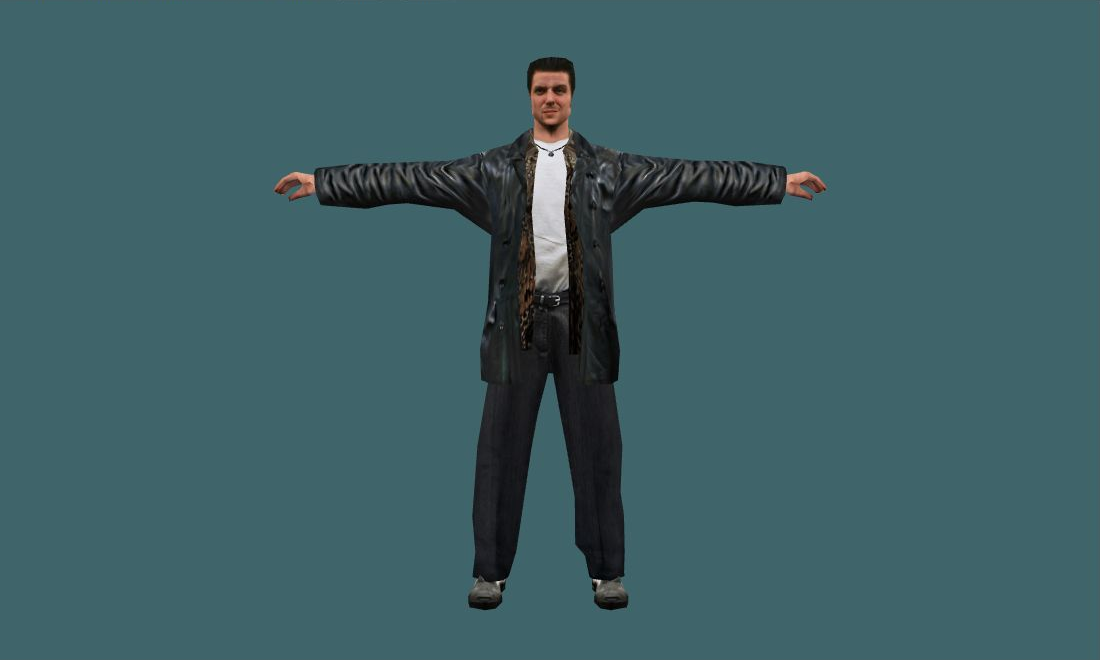 Max Payne — Human Model - front - GoldSrc Studio preview