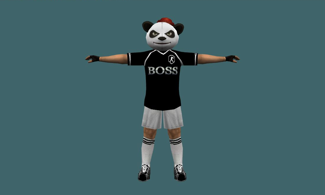 Panda Boss - Human Model - front - GoldSrc Studio preview