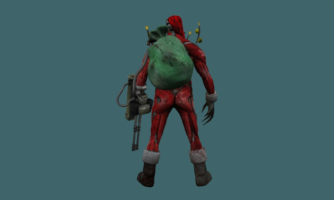 Patriarch Santa - Zombie - back - GoldSrc Studio preview