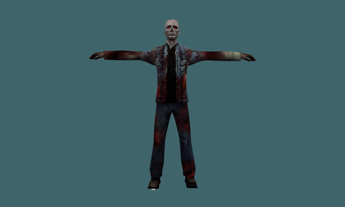 Zombie N1 - Zombie - front - GoldSrc Studio preview