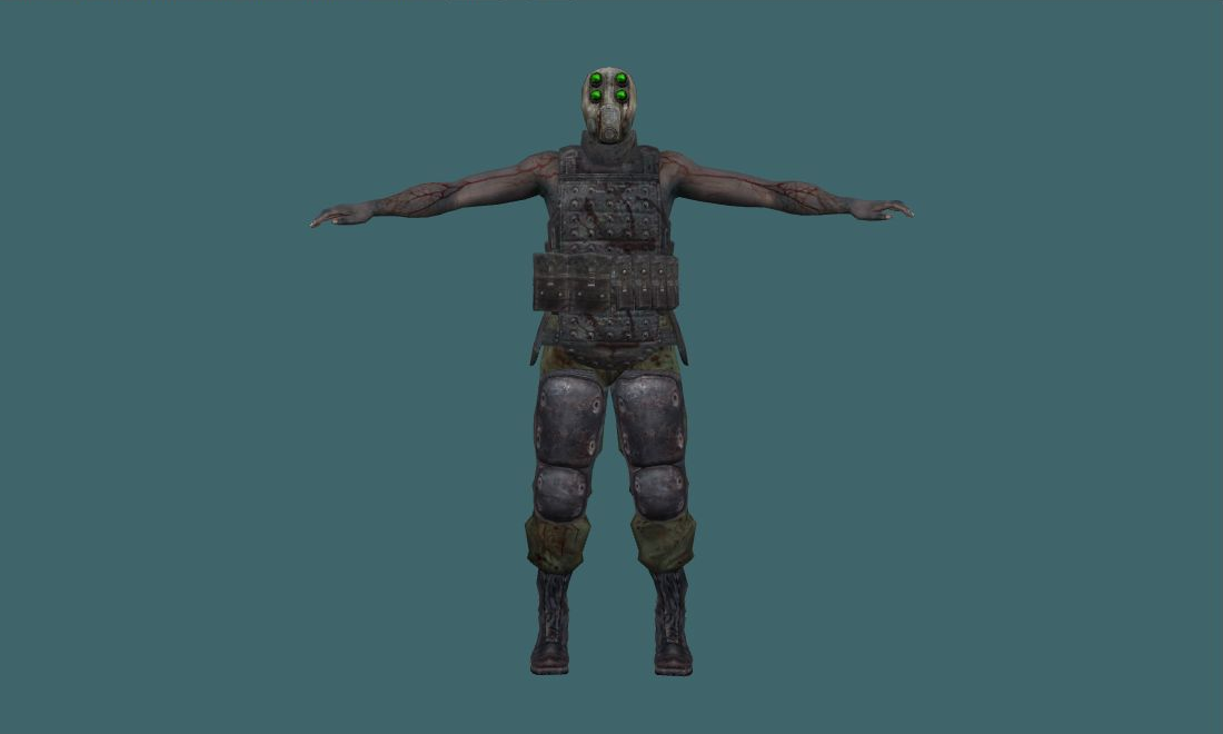 RE5 Military Majini Glass — Zombie — photo 1