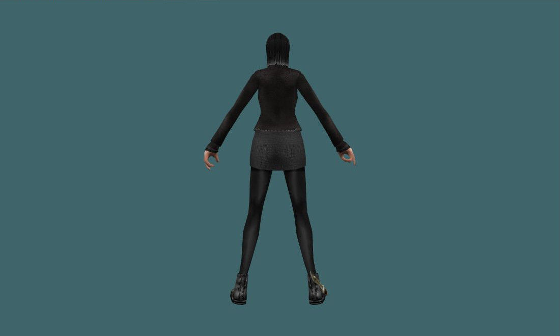 Rogue - Human Model - back - GoldSrc Studio preview