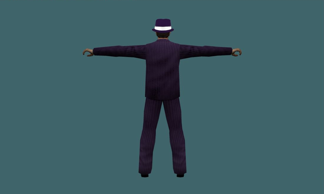 Al Pachino - Human Model - back - GoldSrc Studio preview