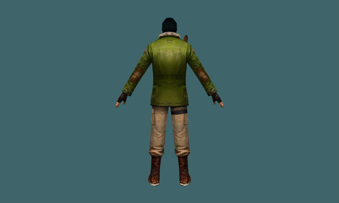 CSO Hunter — Human Model - back - GoldSrc Studio preview