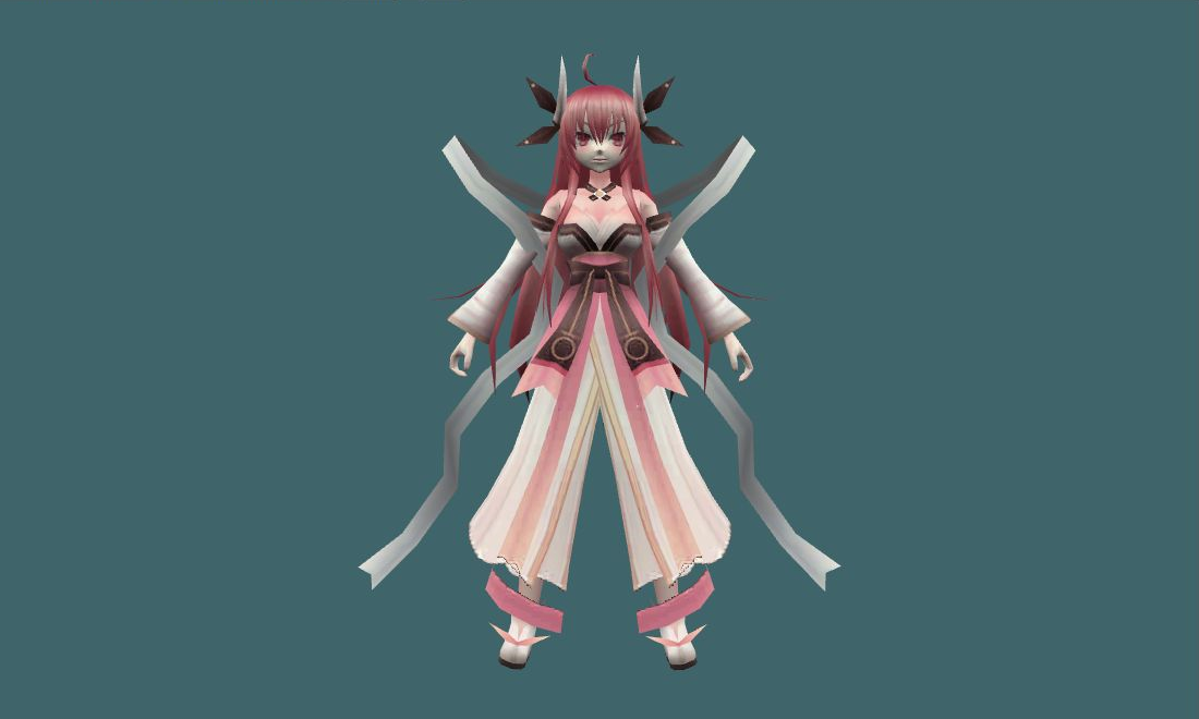 Itsuka Kotori - Human Model - front - GoldSrc Studio preview
