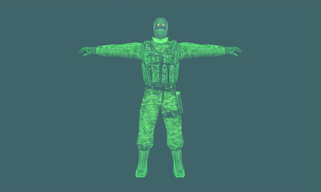 arctic — Human Model - front - GoldSrc Studio preview