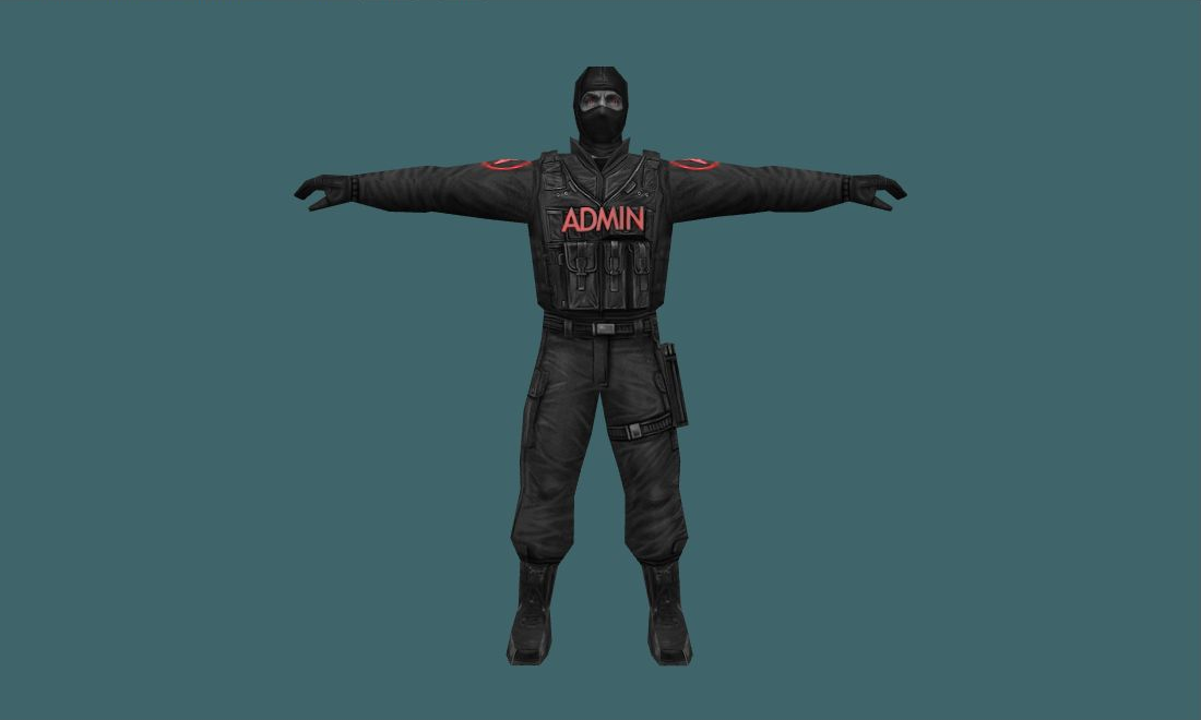 Admin CT - Human Model - front - GoldSrc Studio preview