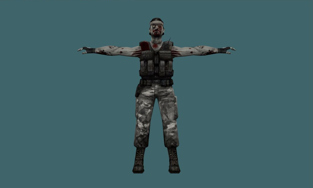Terrorist Zombies — Guerilla — Human Model — photo 1