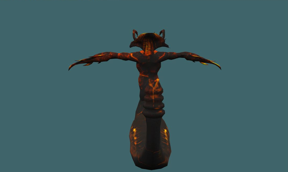 Evil Demon - Zombie - back - GoldSrc Studio preview