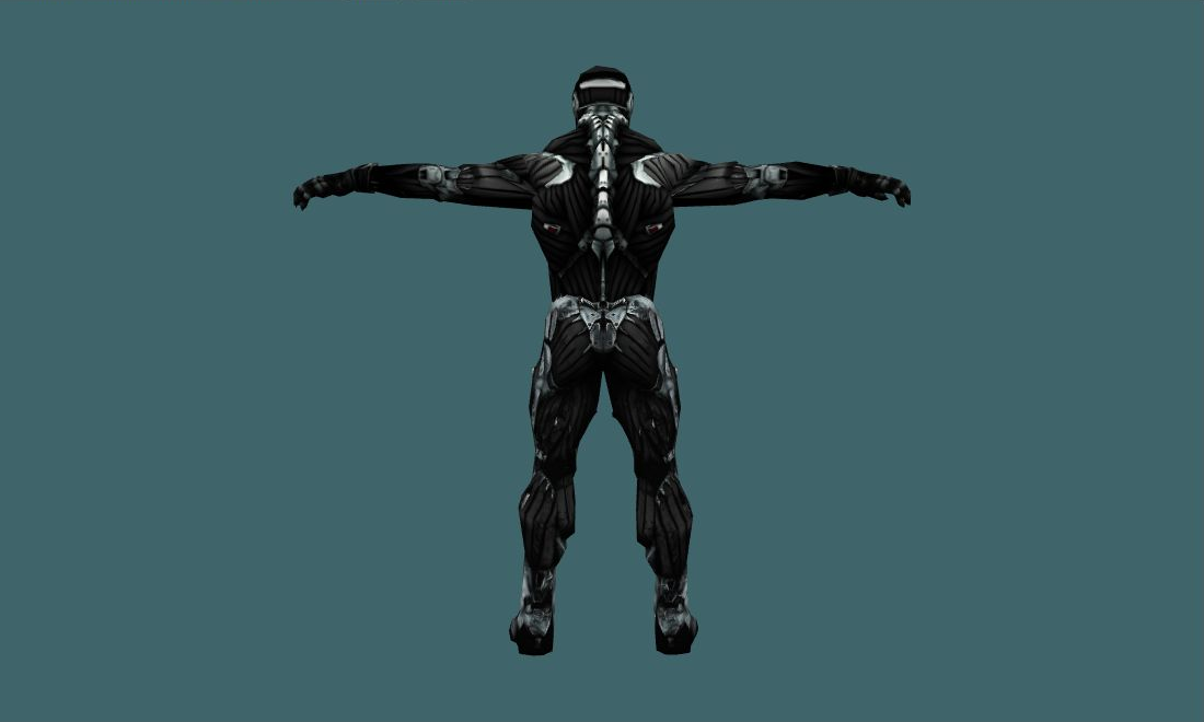 Nanosuit (Retexture) - Human Model - back - GoldSrc Studio preview