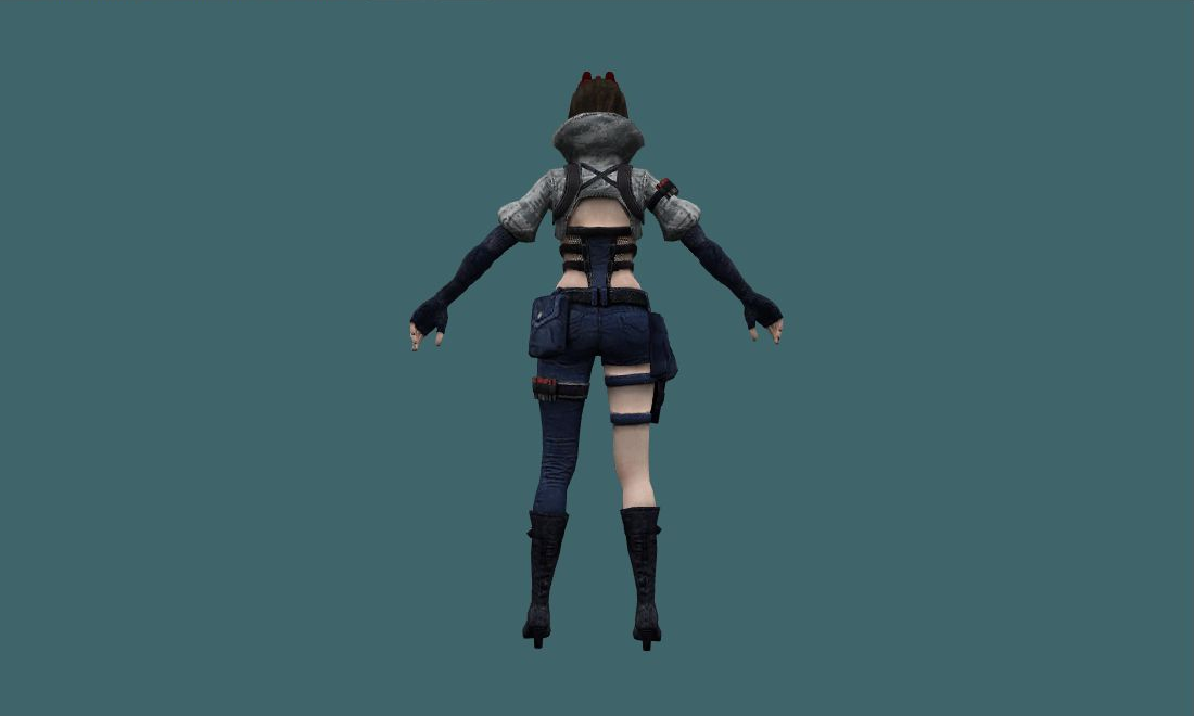 belosneg - Human Model - back - GoldSrc Studio preview