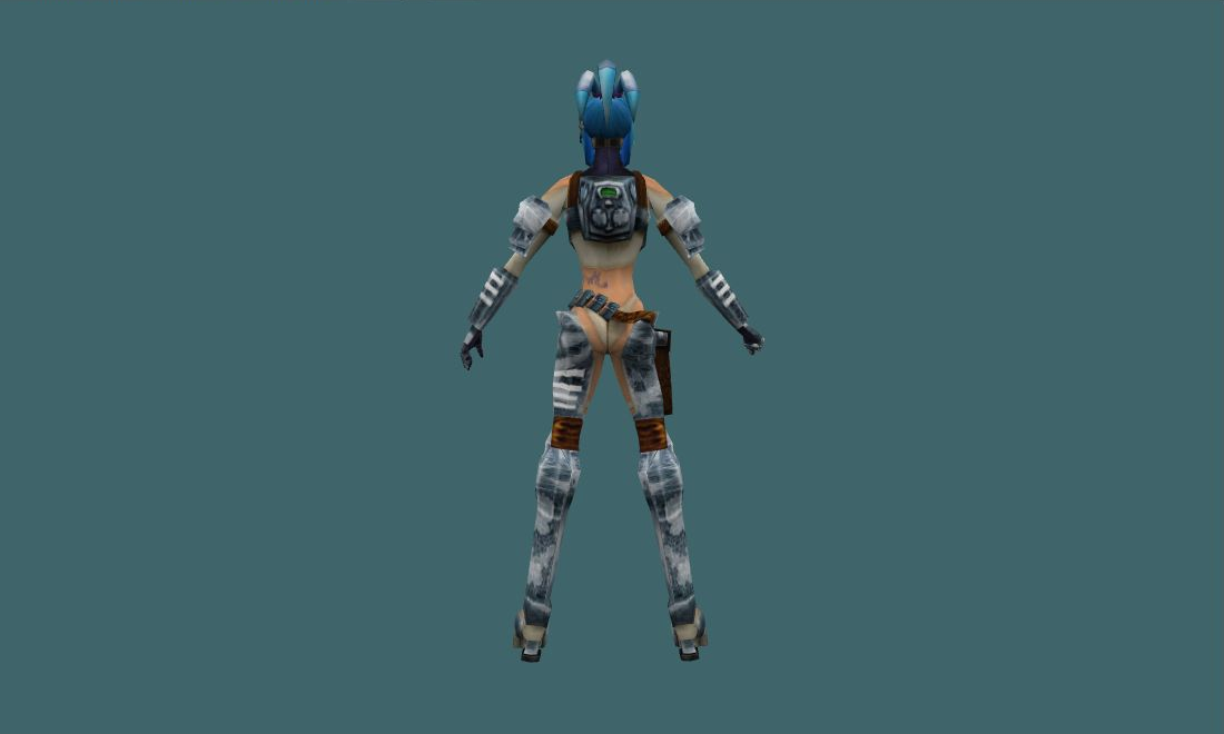 Frosty - Human Model - back - GoldSrc Studio preview