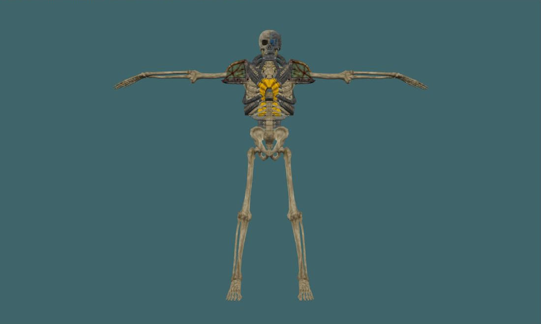 Pyro Skeleton — Zombie — photo 1