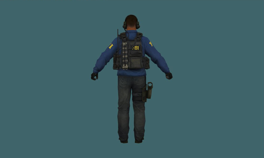 gsg9 — gsg9 — Human Model - back - GoldSrc Studio preview