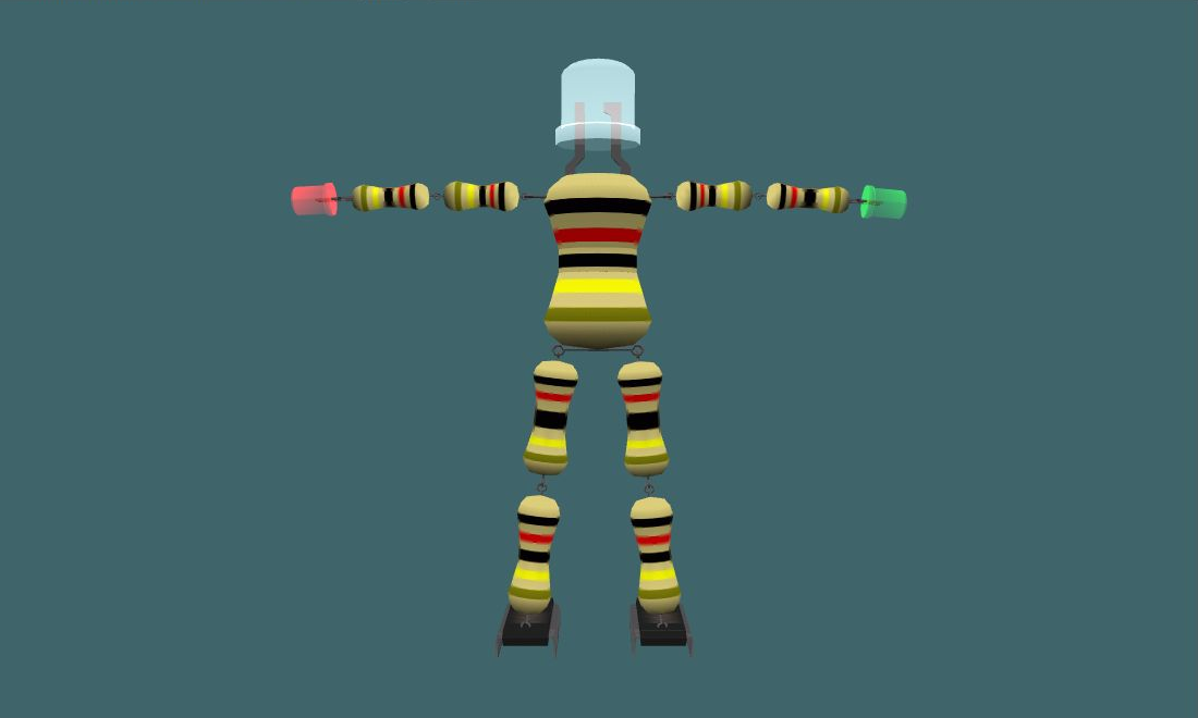 Resistor-Man - Human Model - back - GoldSrc Studio preview