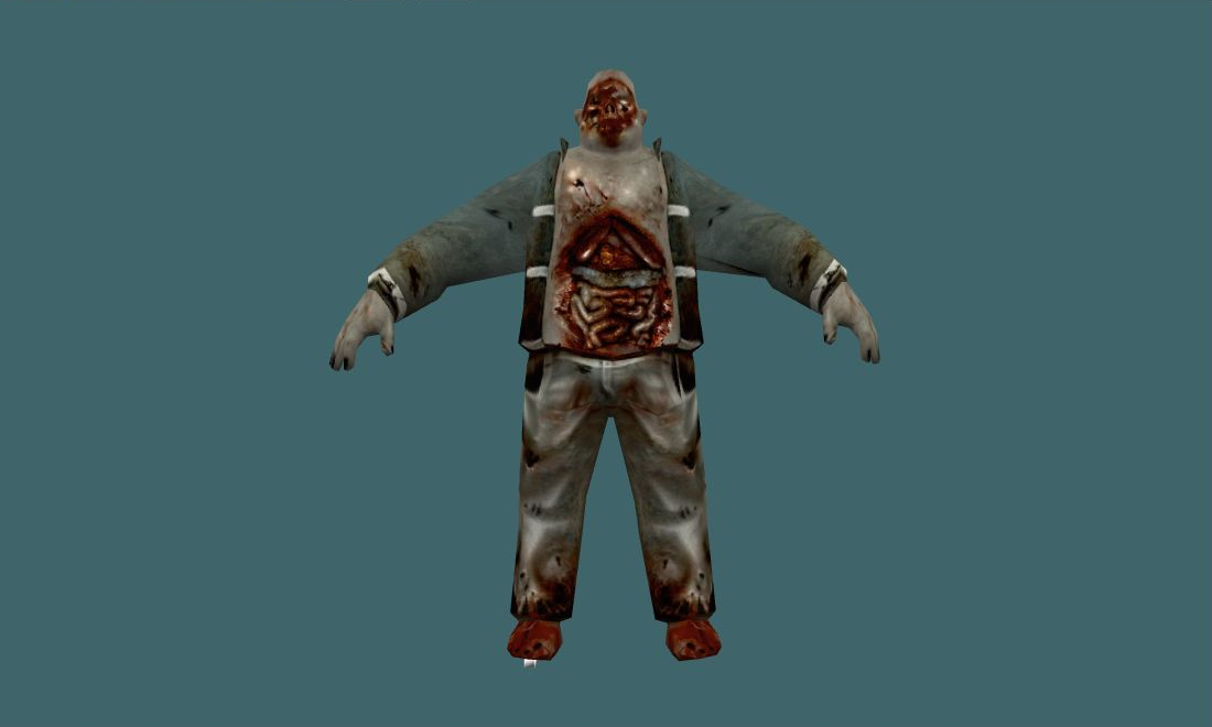 Fatty - Zombie - front - GoldSrc Studio preview