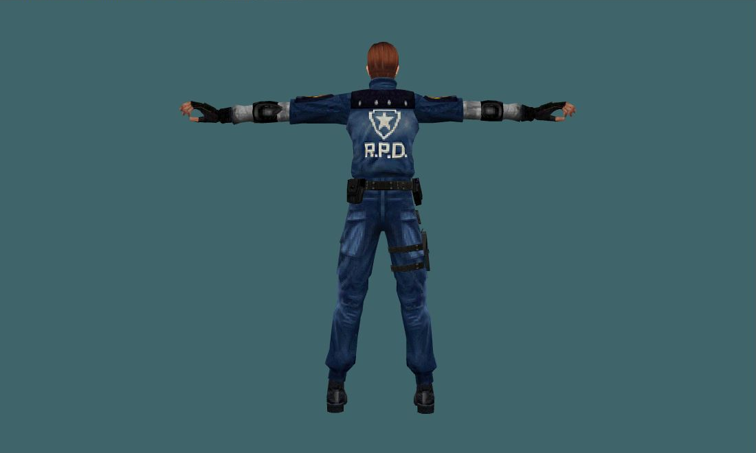 RE 4 Leon Kennedy in RE 2 LD Skin — Human Model — photo 2