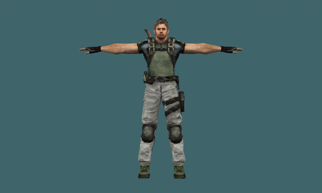 Resident Evil 5 Chris — Human Model — photo 1