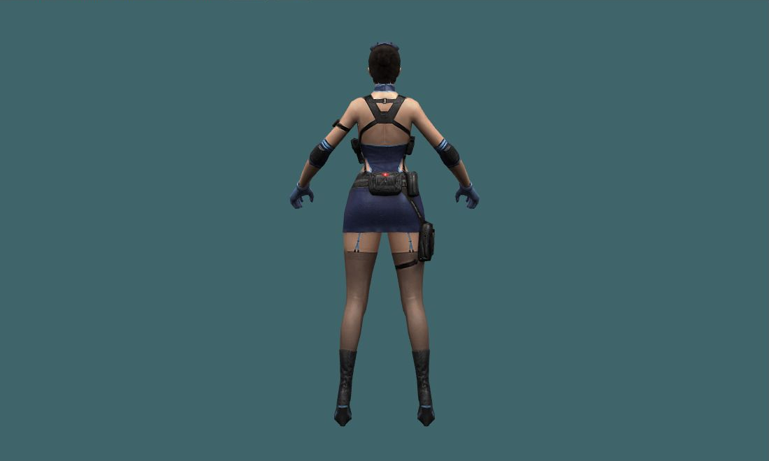Global Risk - Human Model - back - GoldSrc Studio preview