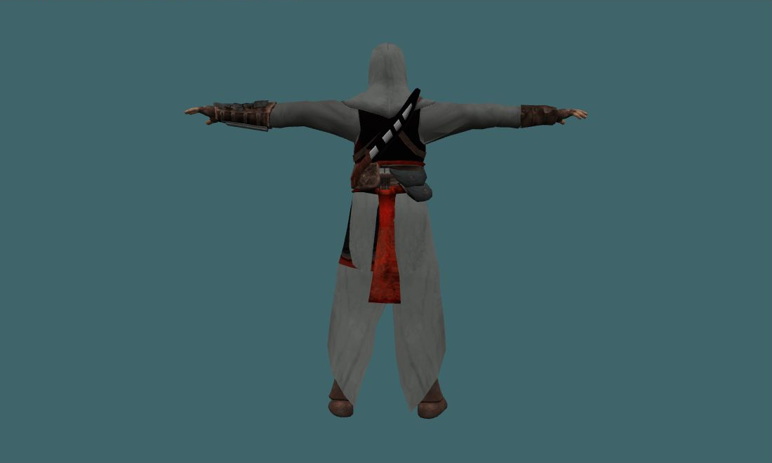 Altair (Remake) - Human Model - back - GoldSrc Studio preview