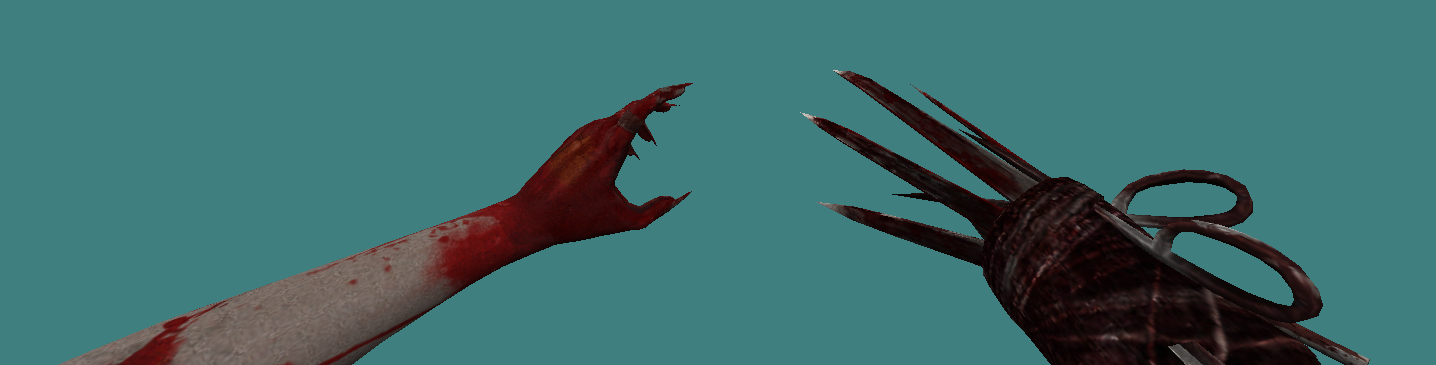 Zombie Knife #190 - clean zombie hands/claws viewmodel preview