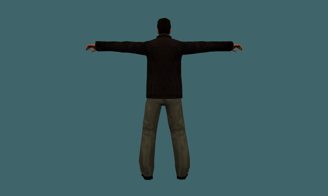 Toni Cipriani - Human Model - back - GoldSrc Studio preview
