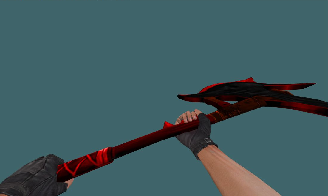Skull Axe Blood — Human Melee — photo 1