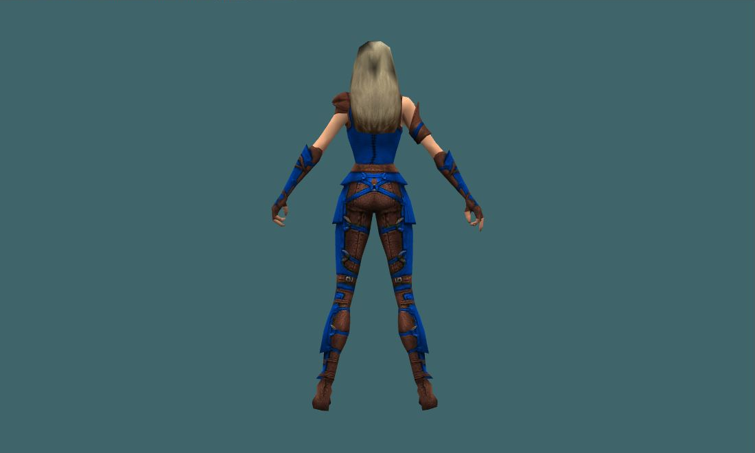 wr_ct (Blue) - Human Model - back - GoldSrc Studio preview
