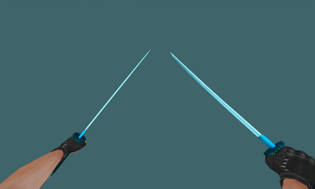 Dual Katana Crystal — Human Melee — photo 2