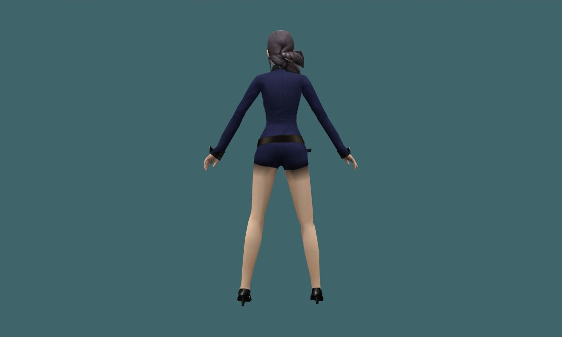 Police - Human Model - back - GoldSrc Studio preview