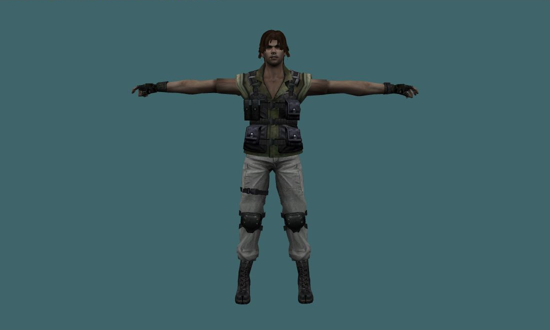 Carlos Olivera - Human Model - front - GoldSrc Studio preview