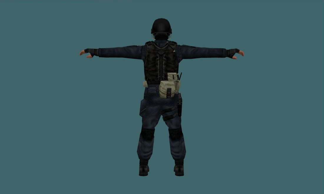 gign — gign — Human Model - back - GoldSrc Studio preview
