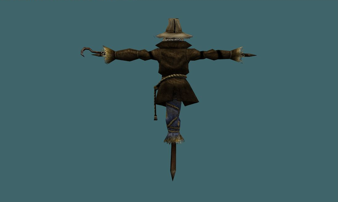 scarecrow - Zombie - back - GoldSrc Studio preview