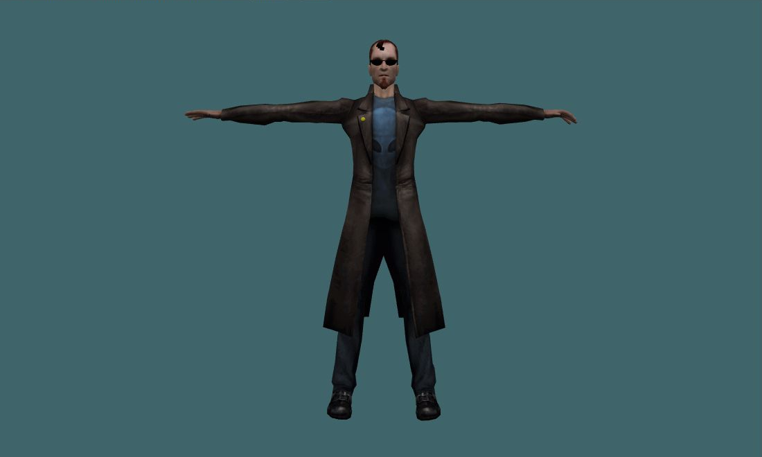 Dude - Human Model - front - GoldSrc Studio preview