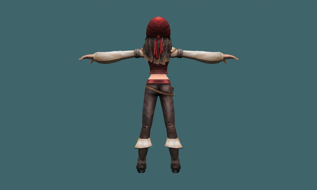 arctic - Human Model - back - GoldSrc Studio preview