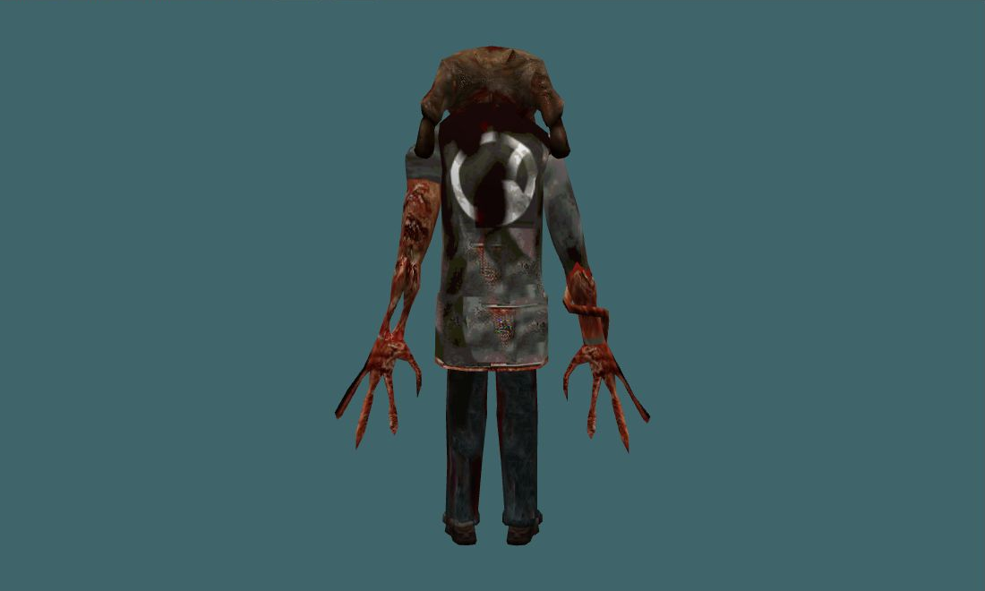 Zombie Mesa - Zombie - back - GoldSrc Studio preview