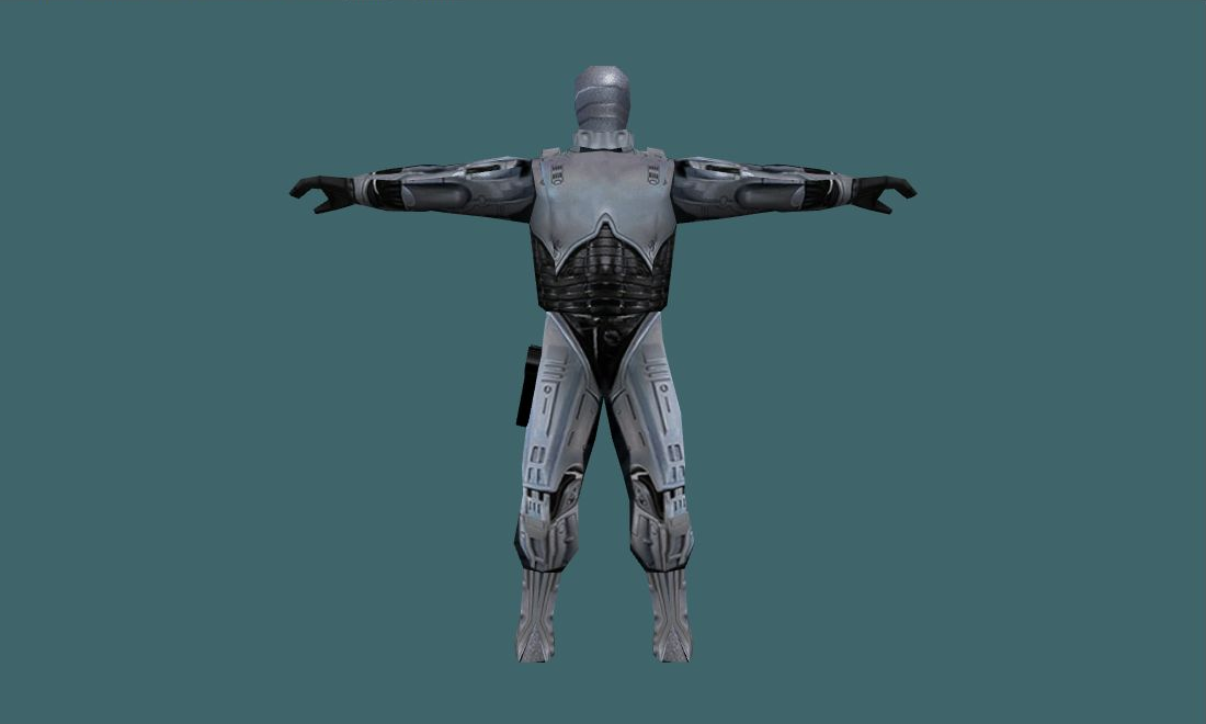 RoboCop - Human Model - back - GoldSrc Studio preview