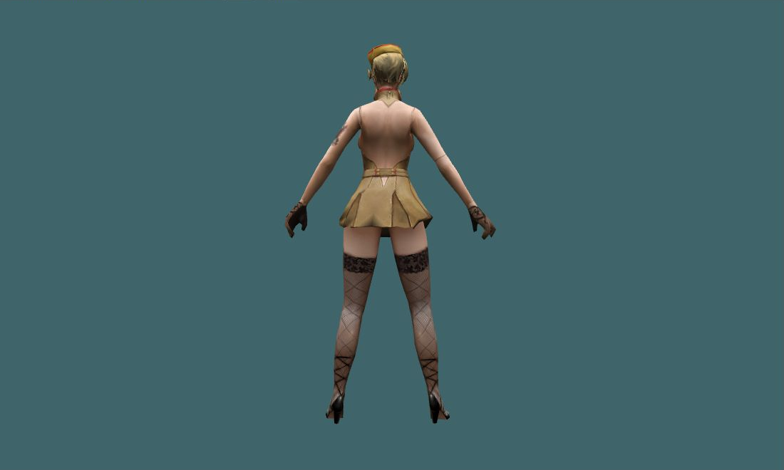 Annet - Human Model - back - GoldSrc Studio preview